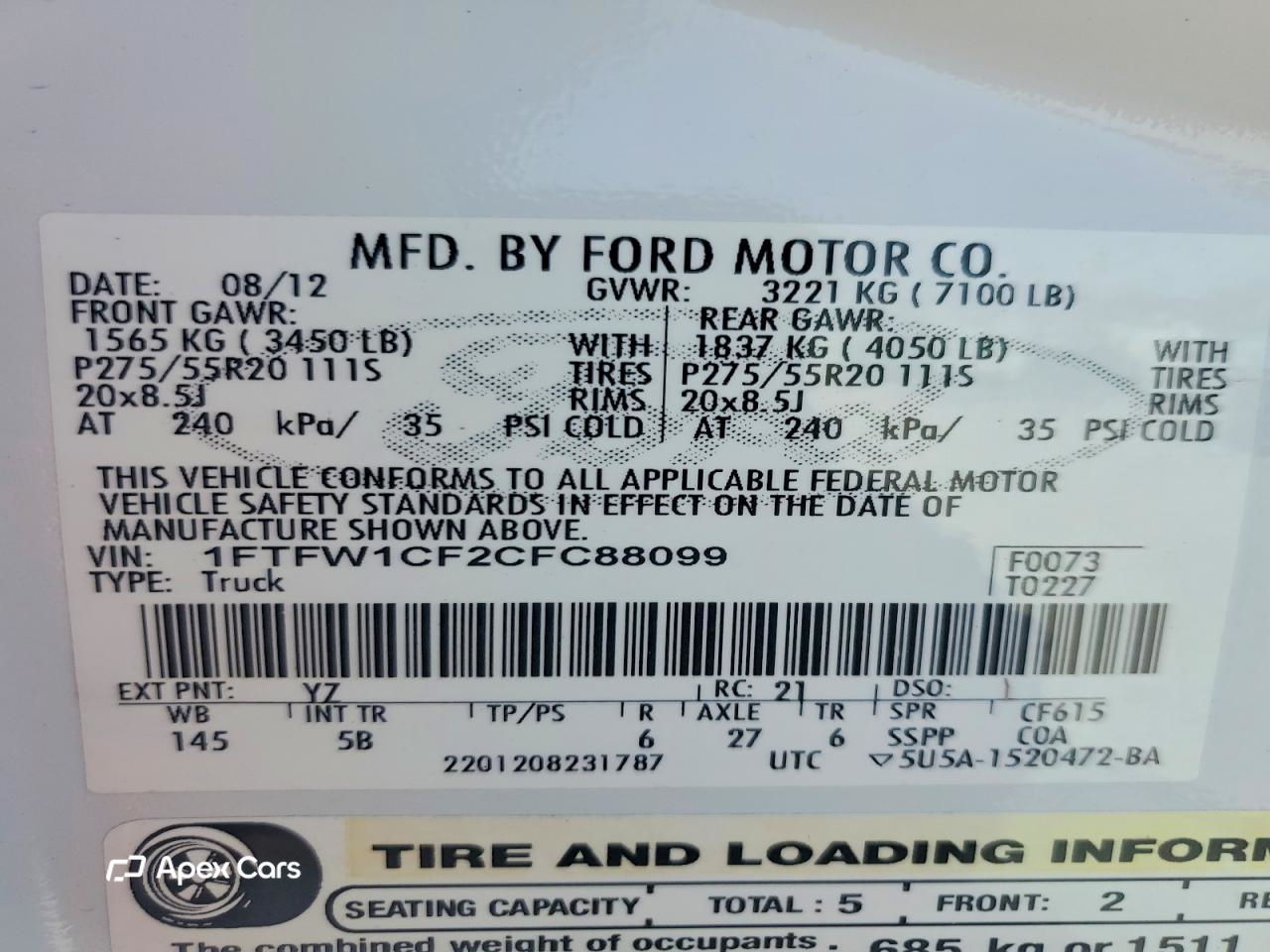 Ford F-150 2012