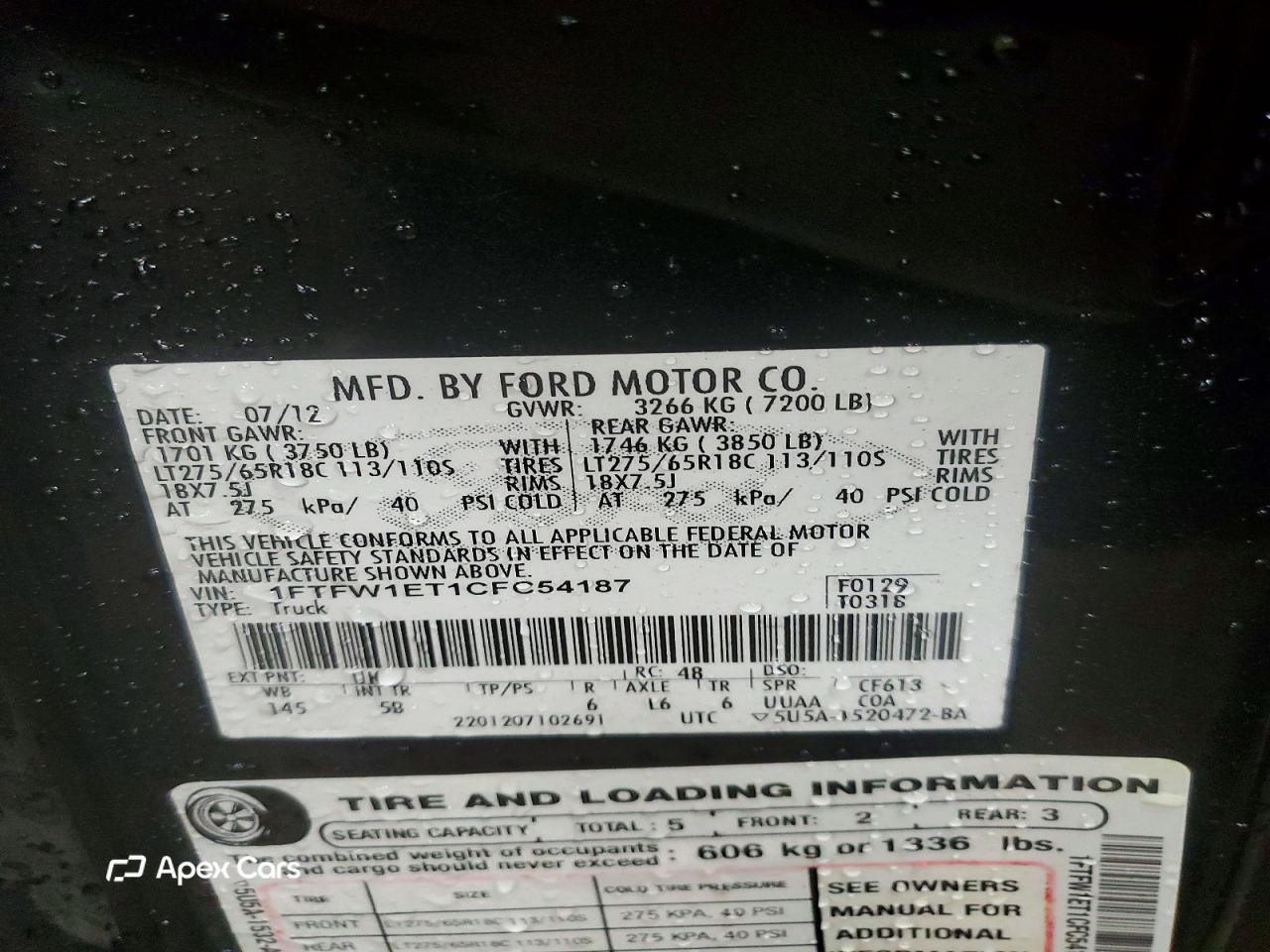 Ford F-150 2012