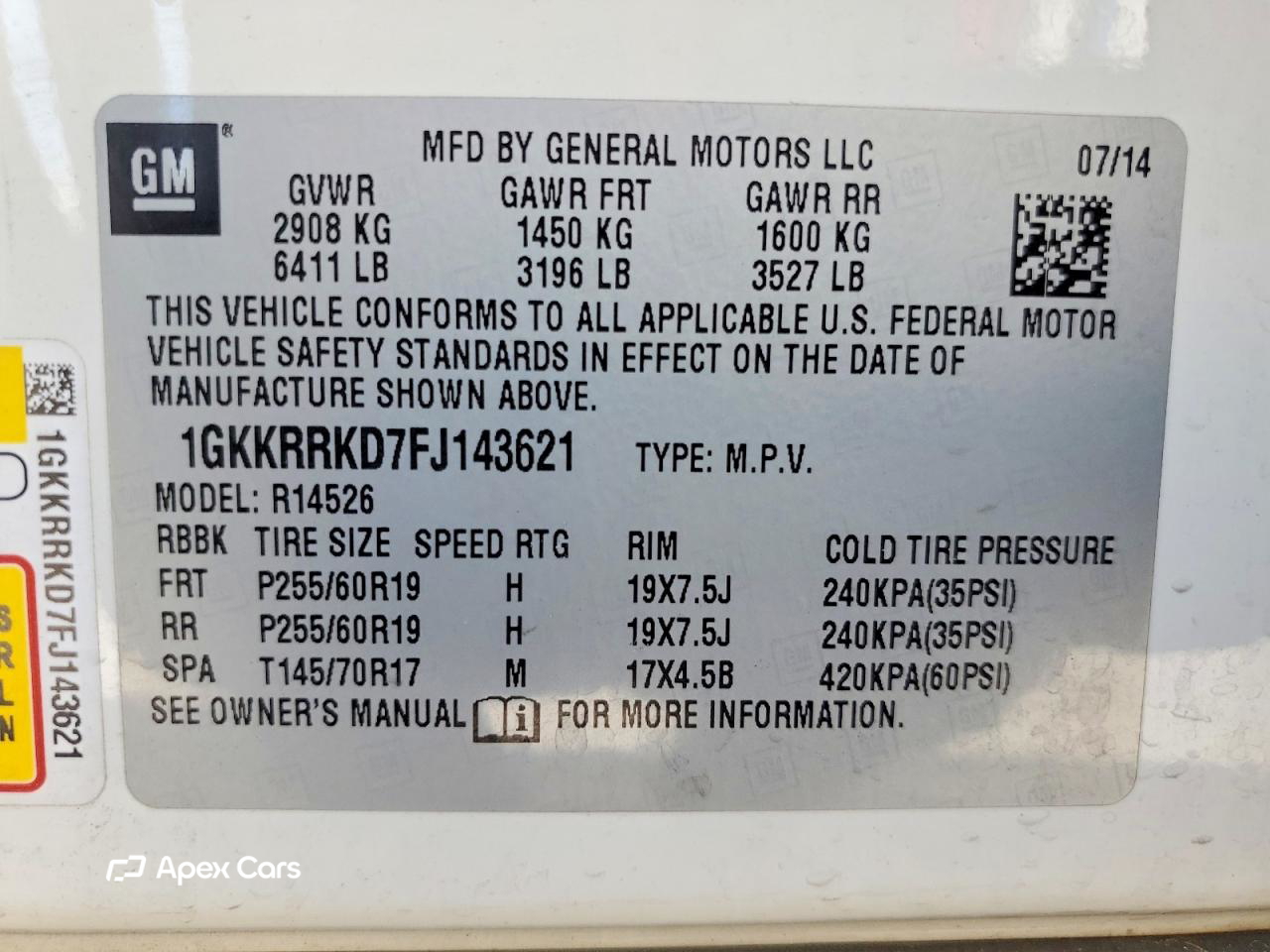 GMC Acadia 2015