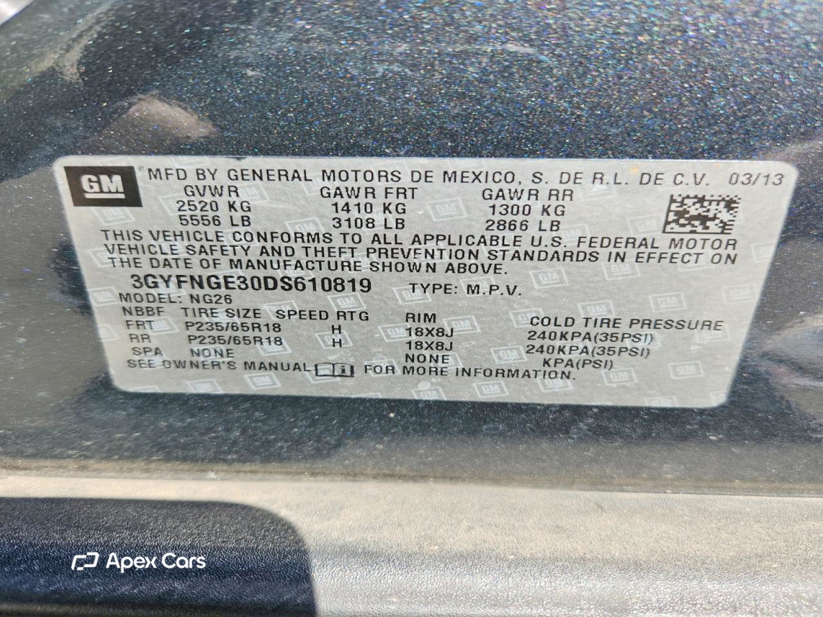 Cadillac SRX 2013