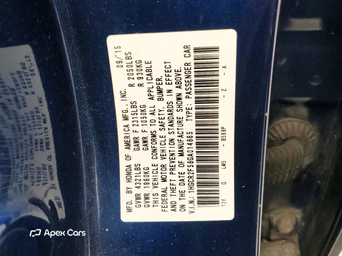 Honda Accord 2016