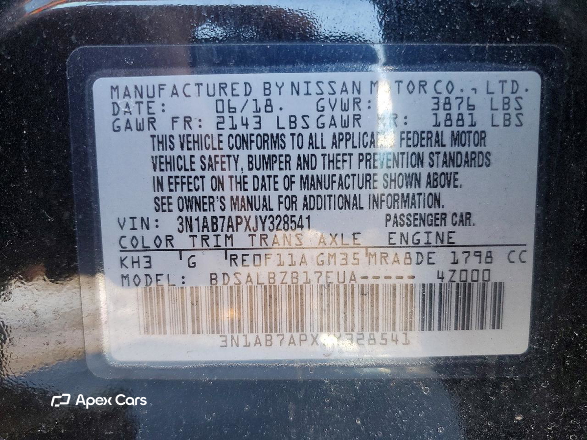 Nissan Sentra 2018