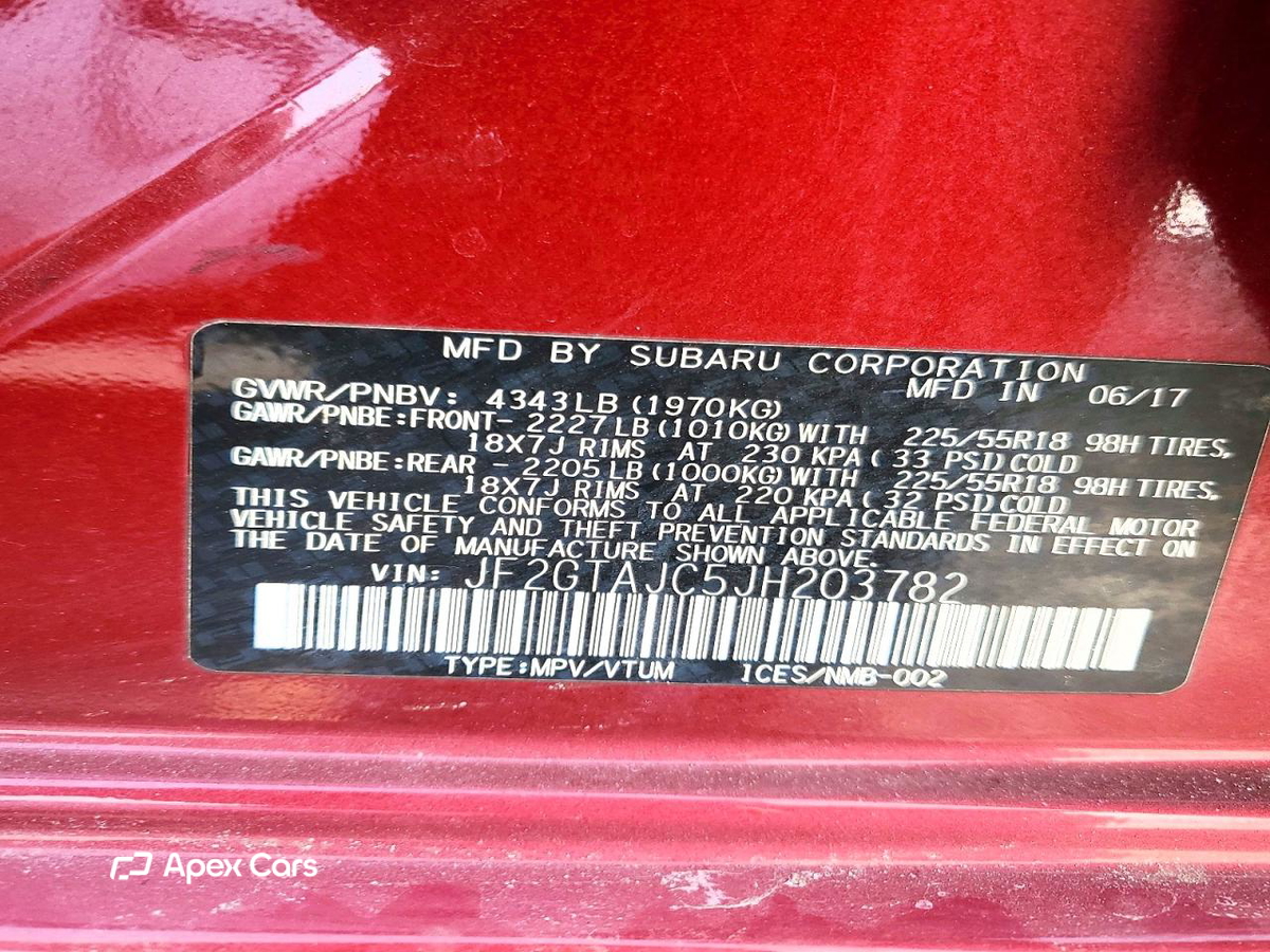 Subaru XV 2018