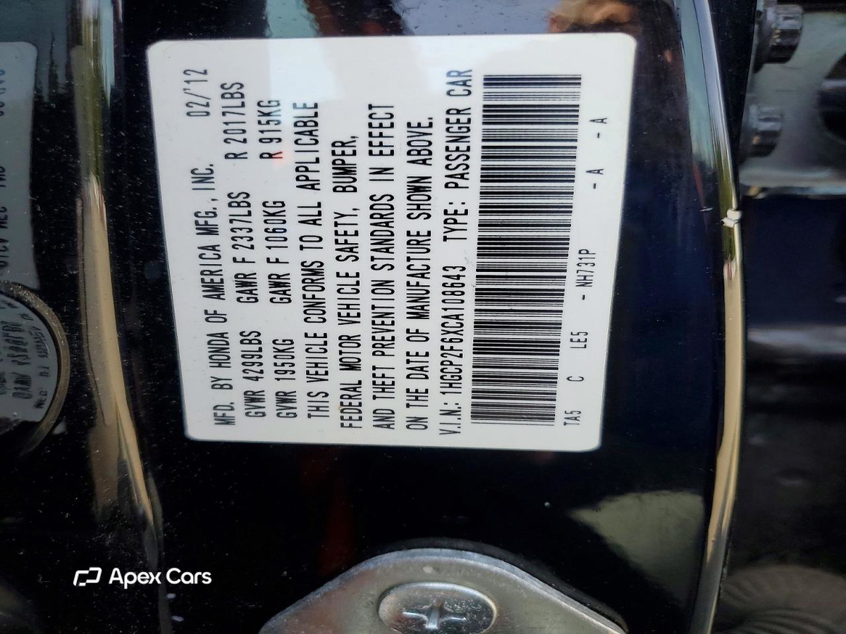 Honda Accord 2012