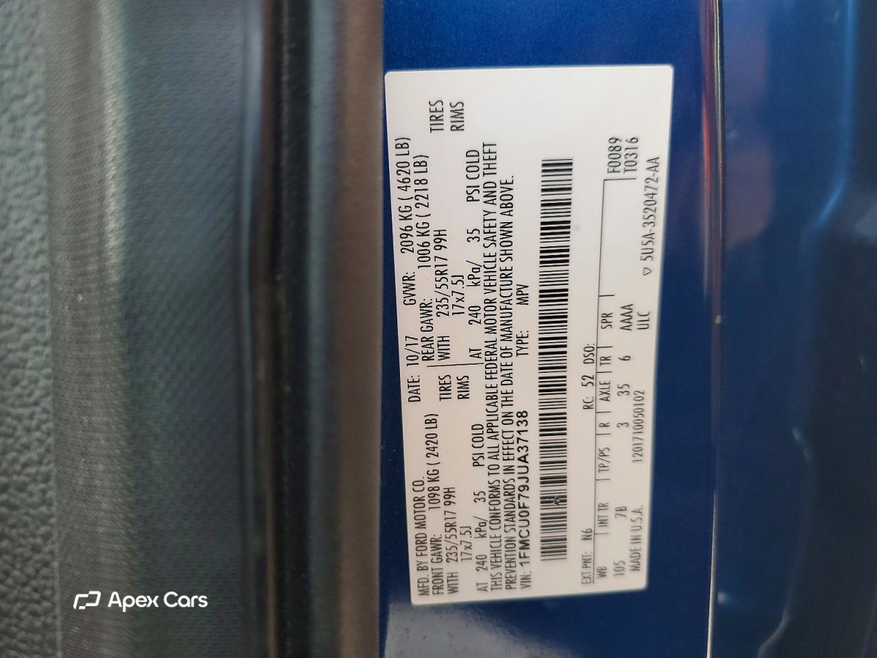 Ford Escape 2018
