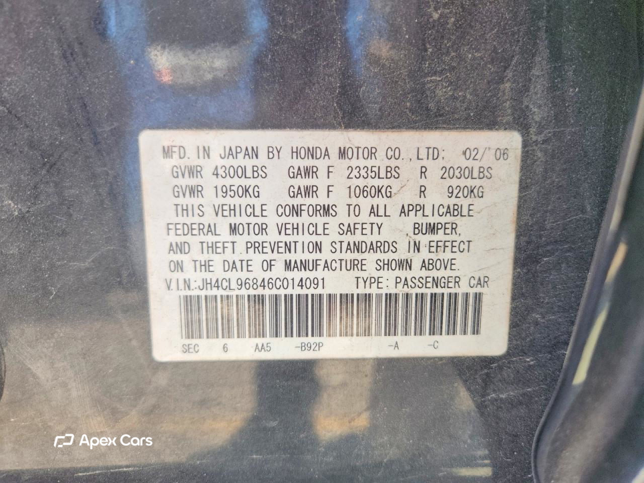 Acura TSX 2006