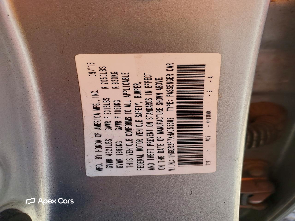 Honda Accord 2017