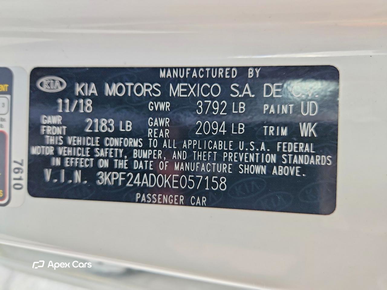 Kia Forte 2019