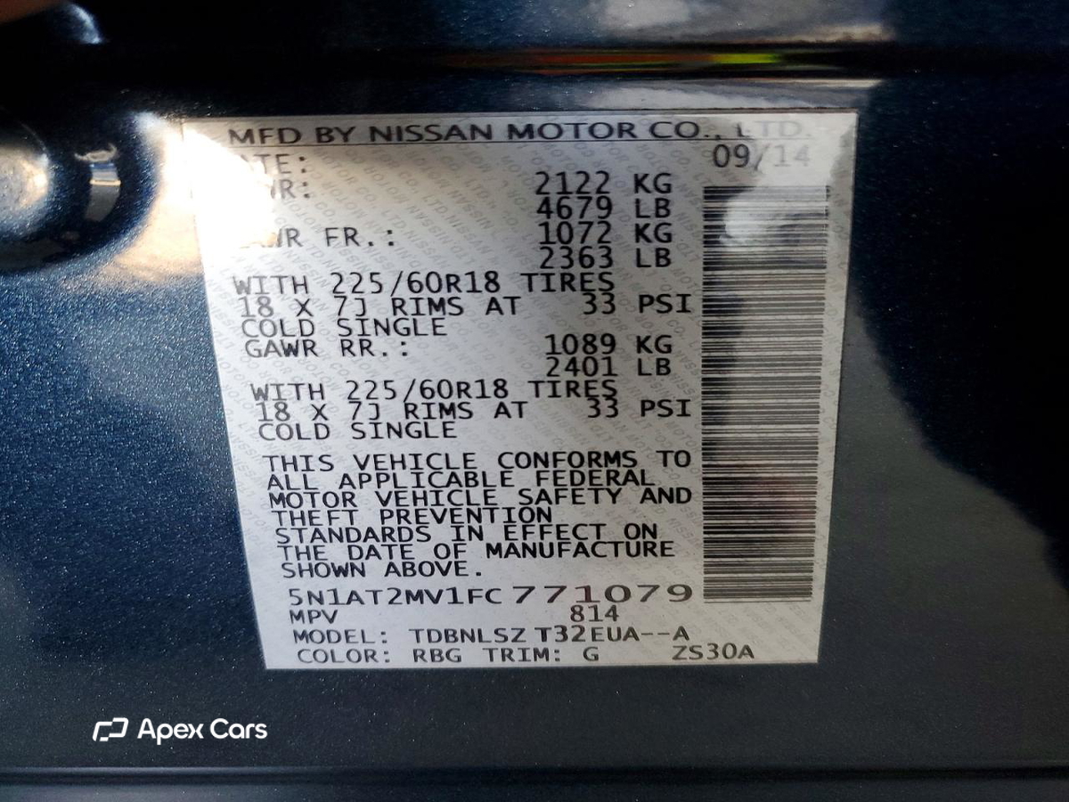 Nissan Rogue 2015