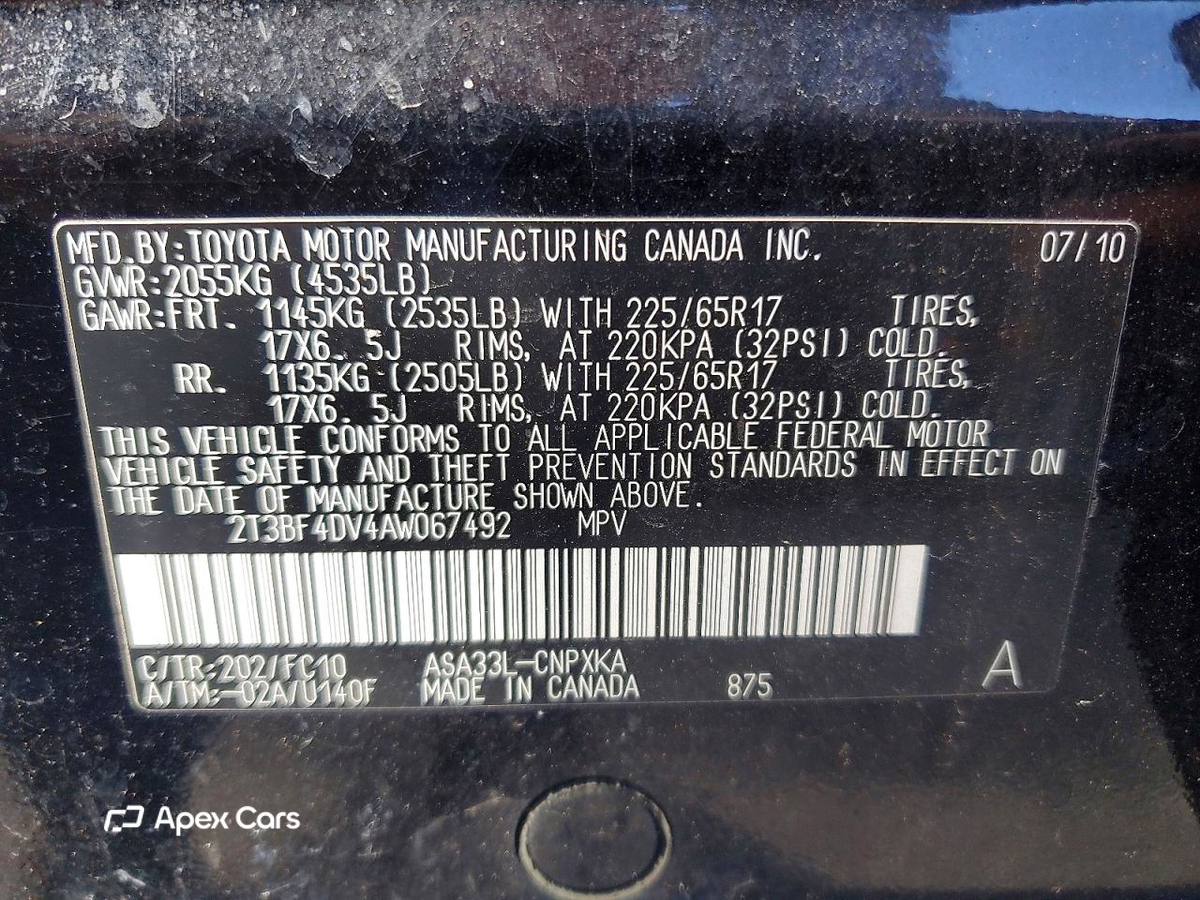 Toyota RAV 4 2010