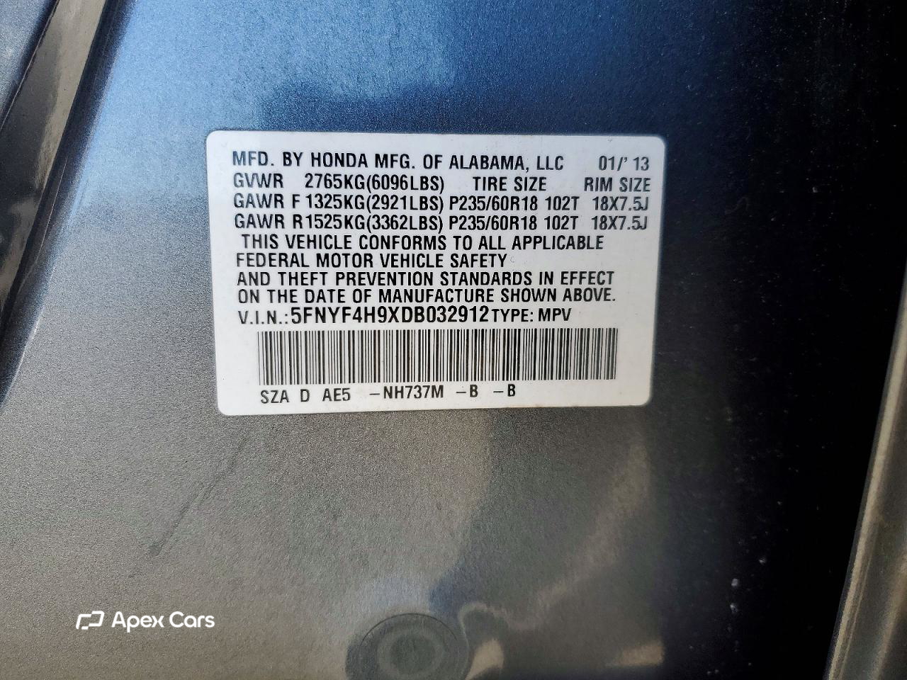 Honda Pilot 2013