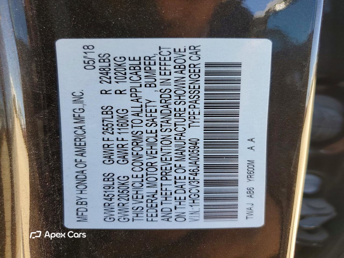 Honda Accord 2018