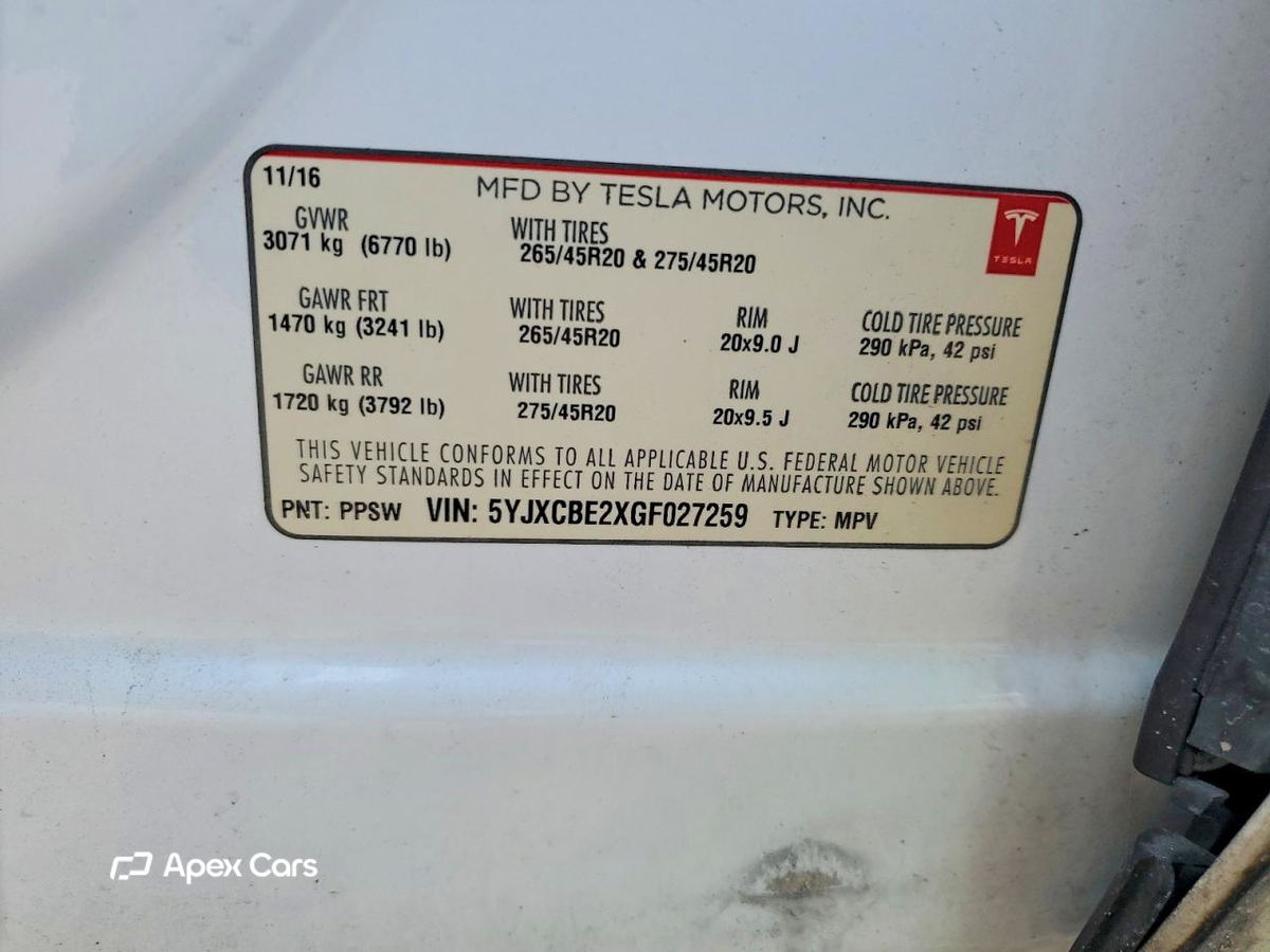 Tesla Model X 2016