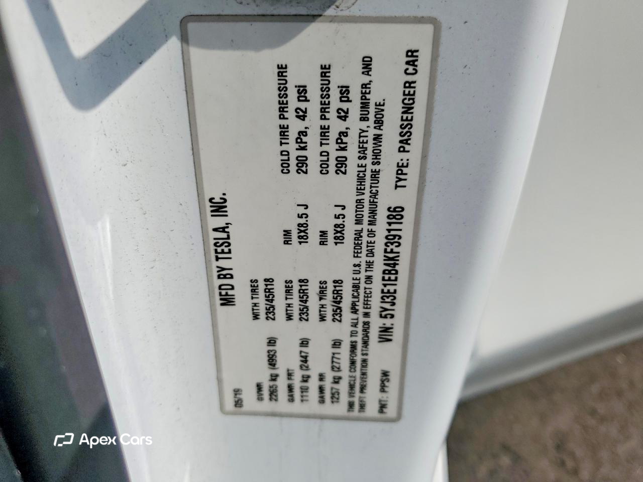 Tesla Model 3 2019