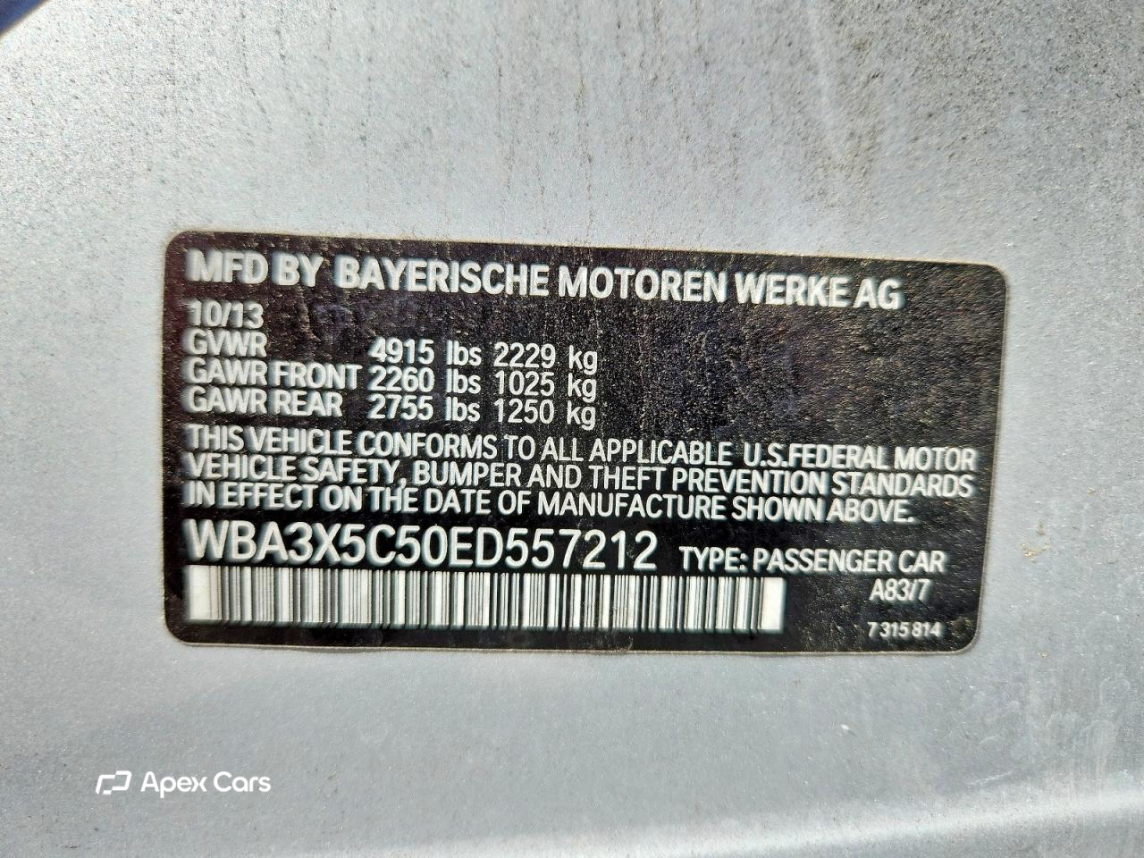 BMW Series 3 2014