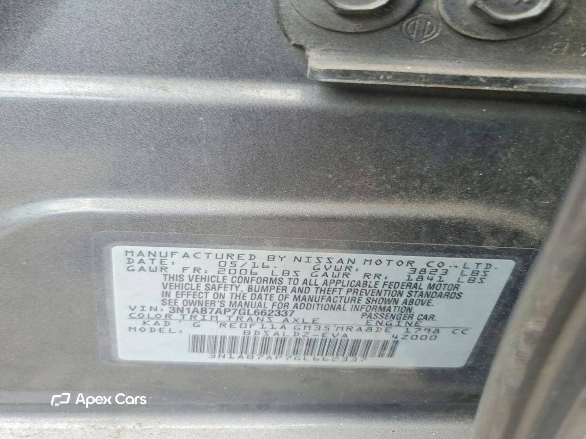 Nissan Sentra 2016