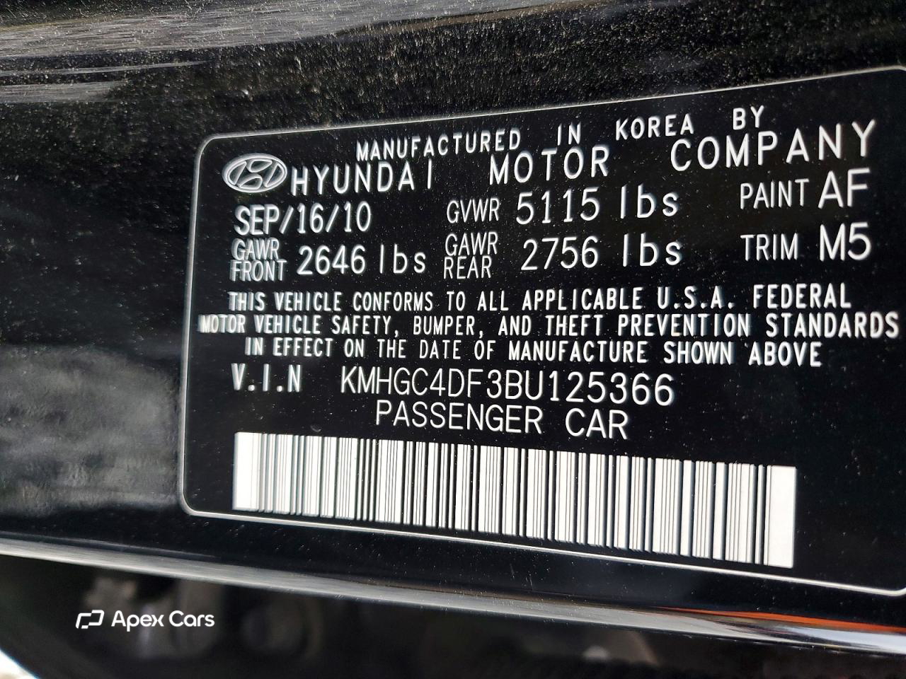Hyundai Genesis 2011