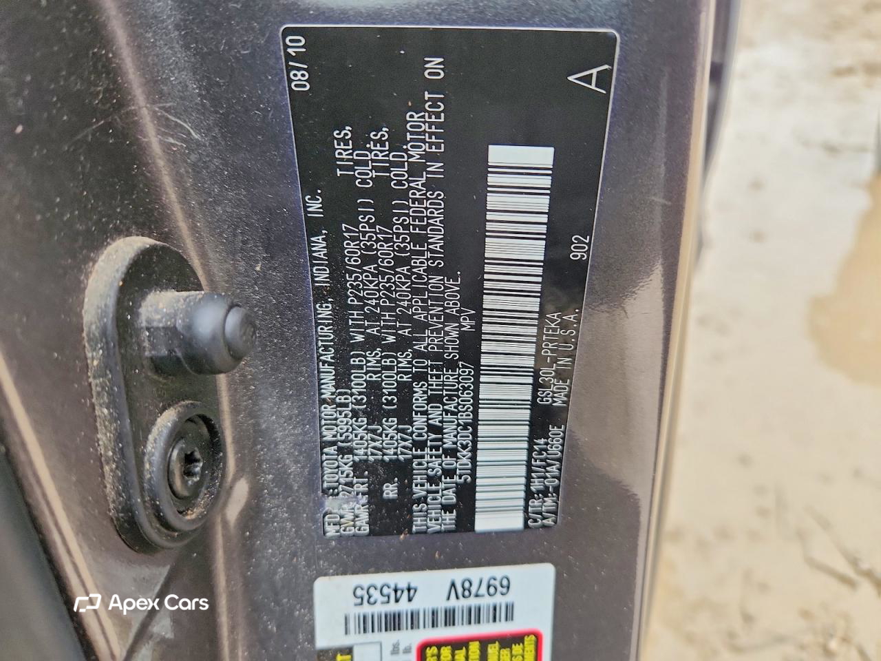 Toyota Sienna 2011