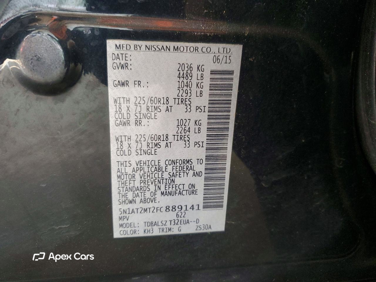Nissan Rogue 2015