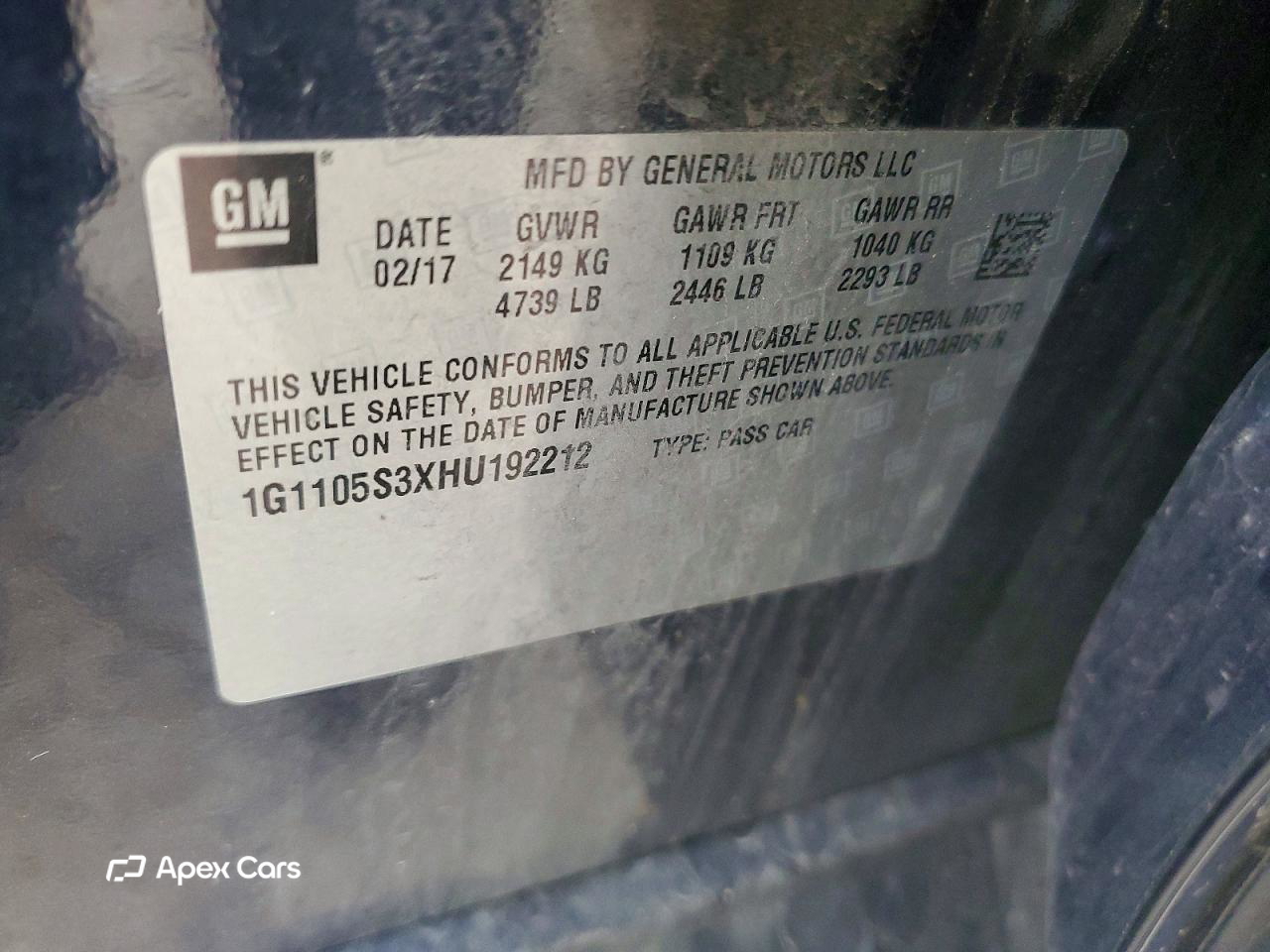 Chevrolet Impala 2017
