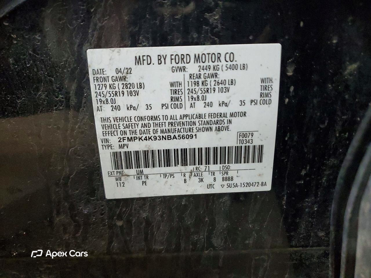 Ford Edge 2022
