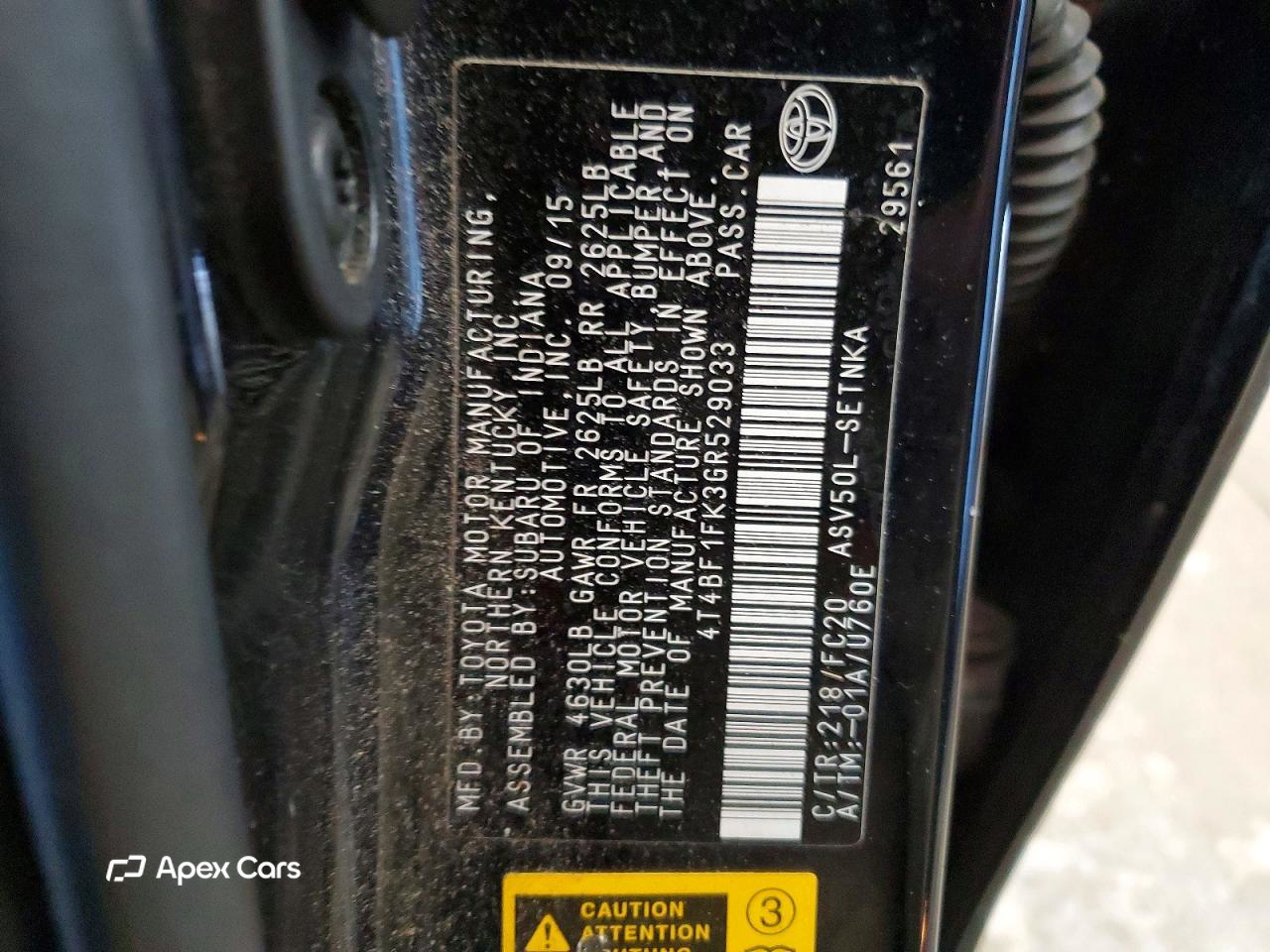 Toyota Camry 2016