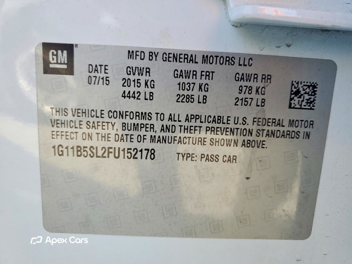 Chevrolet Malibu 2015