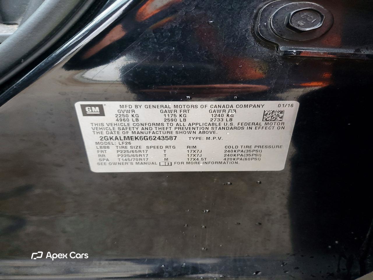 GMC Terrain 2016