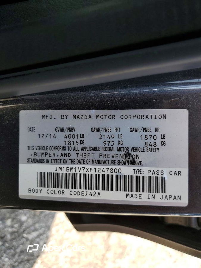 Mazda 3 2015