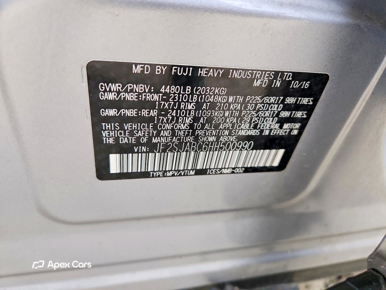 Subaru Forester 2017