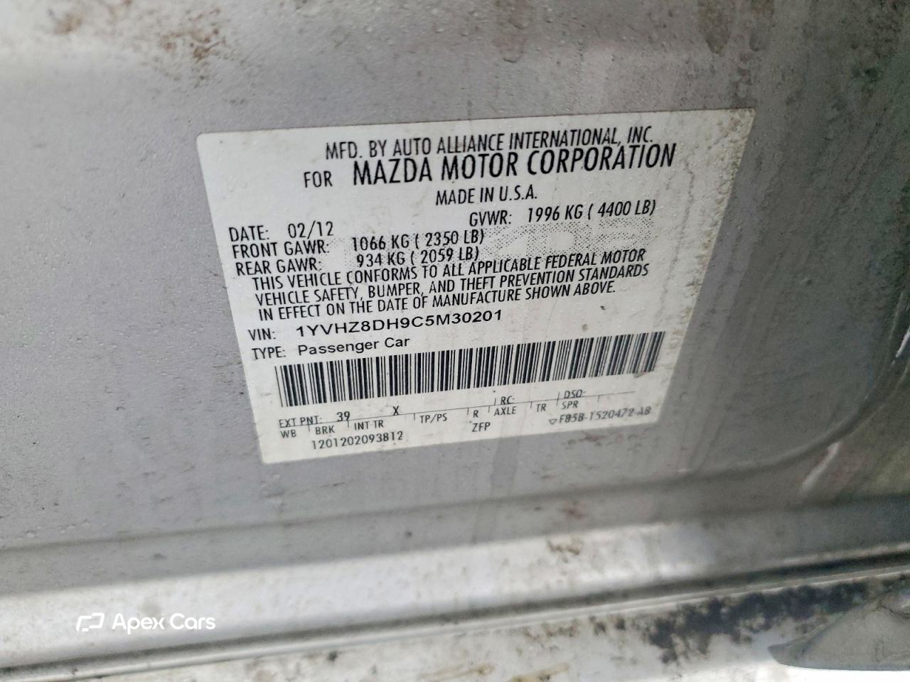 Mazda 6 2012
