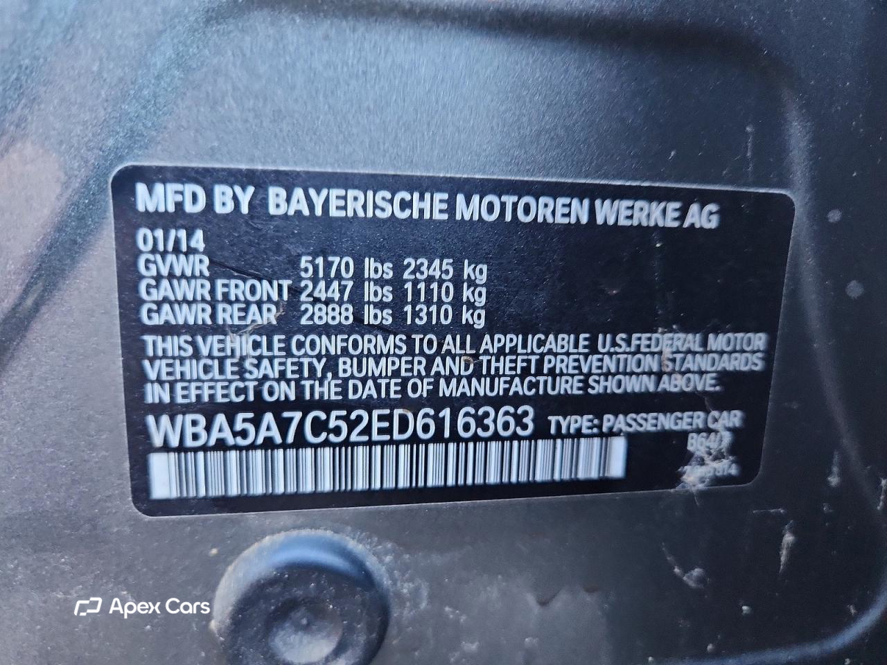 BMW Series 5 2014