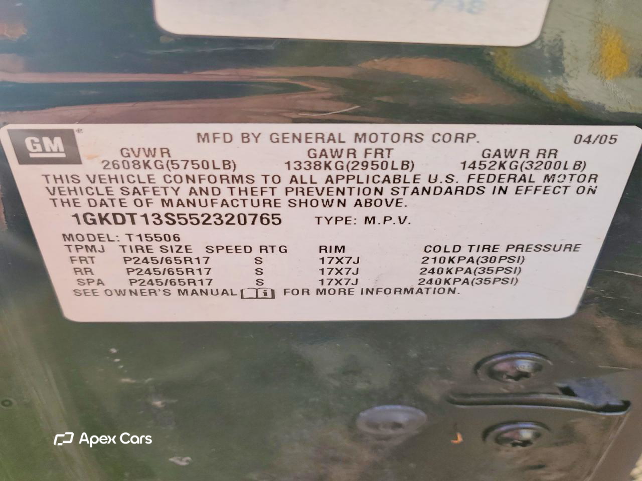 GMC Envoy 2005