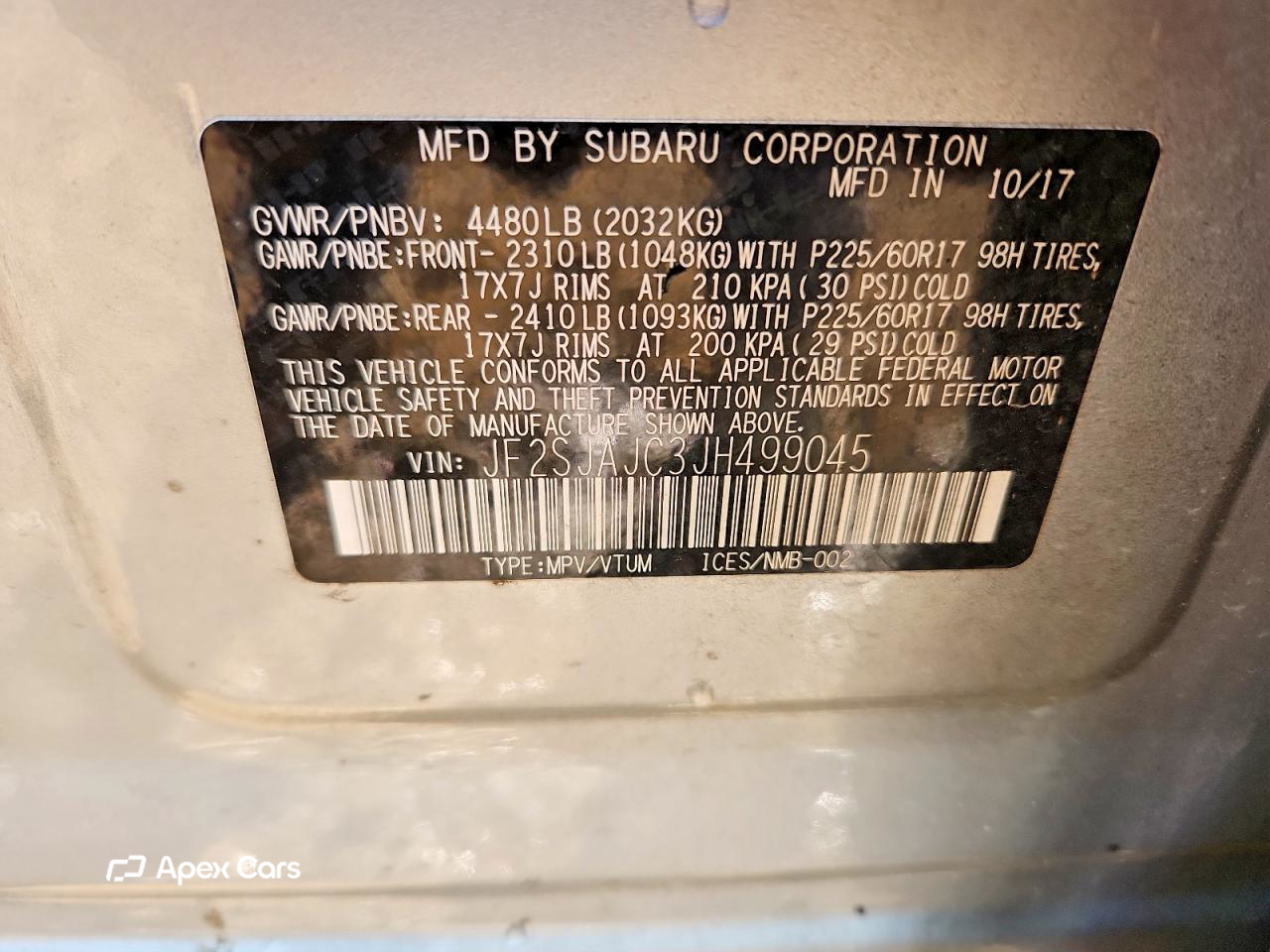 Subaru Forester 2018