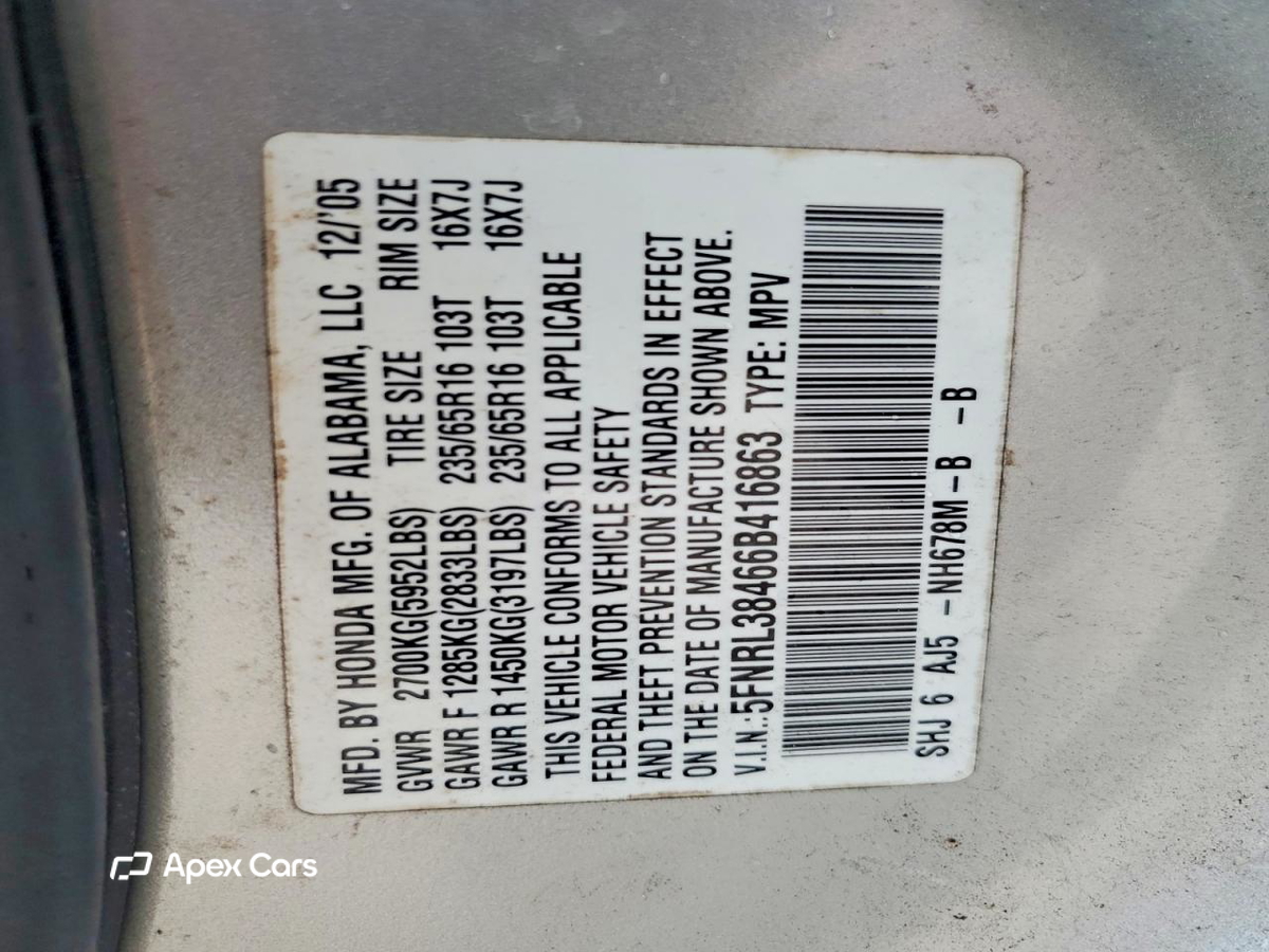 Honda Odyssey 2006