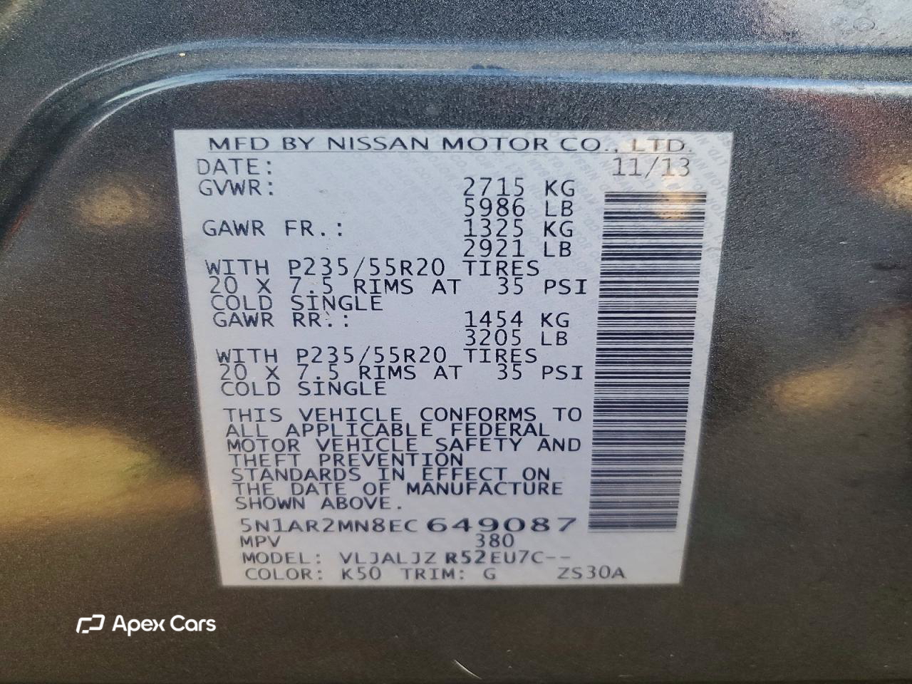 Nissan Pathfinder 2014