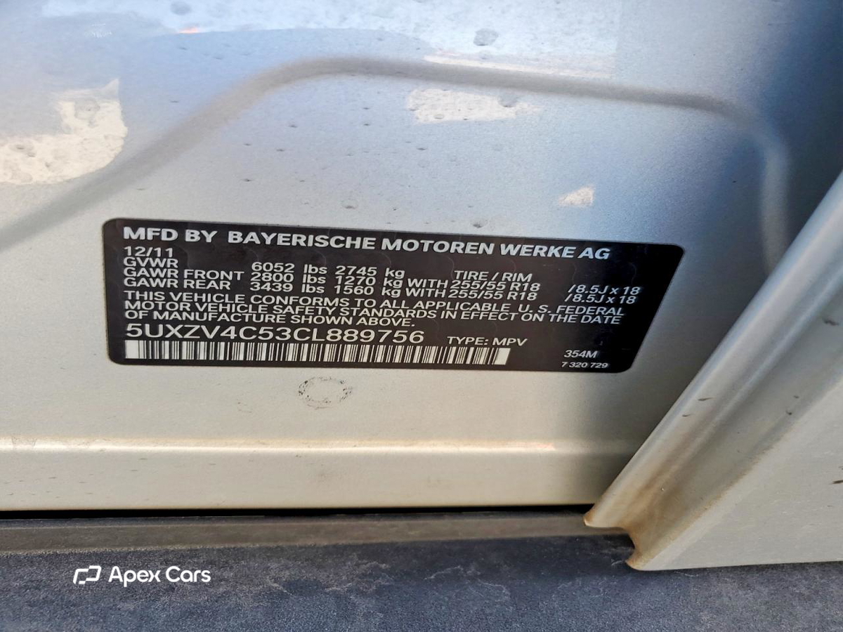 BMW X5 2012