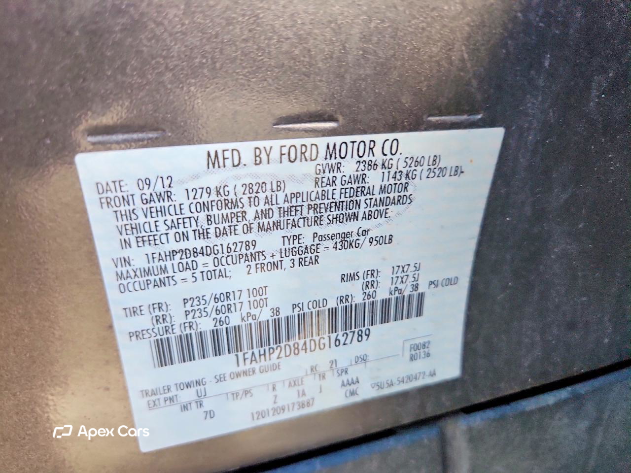 Ford Taurus 2013