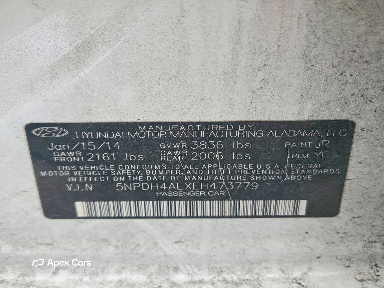 Hyundai Elantra 2014