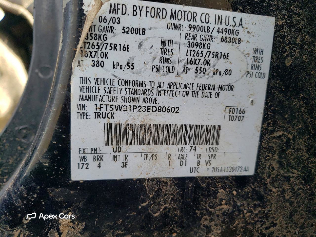 Ford F350 2003