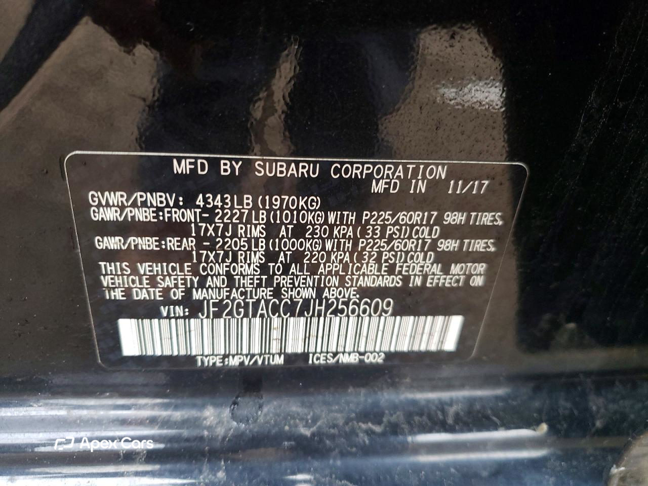 Subaru XV 2018