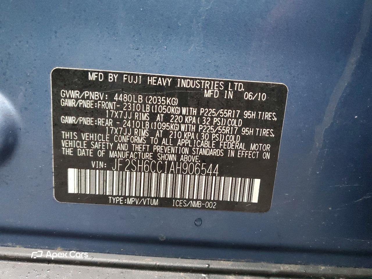 Subaru Forester 2010