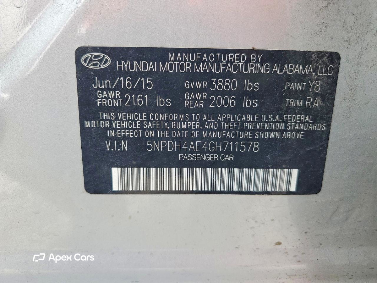 Hyundai Elantra 2016