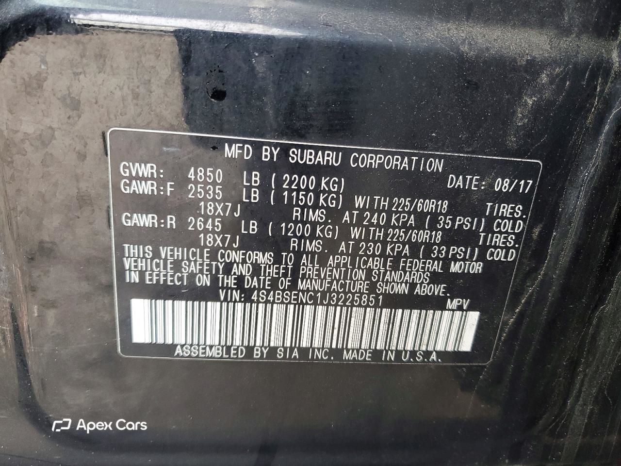 Subaru Outback 2018