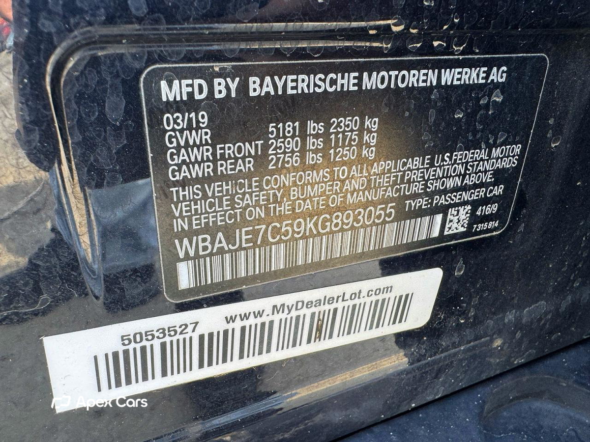 BMW Series 5 2019