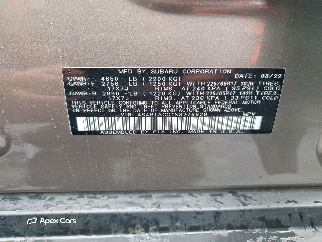 Subaru Outback 2022