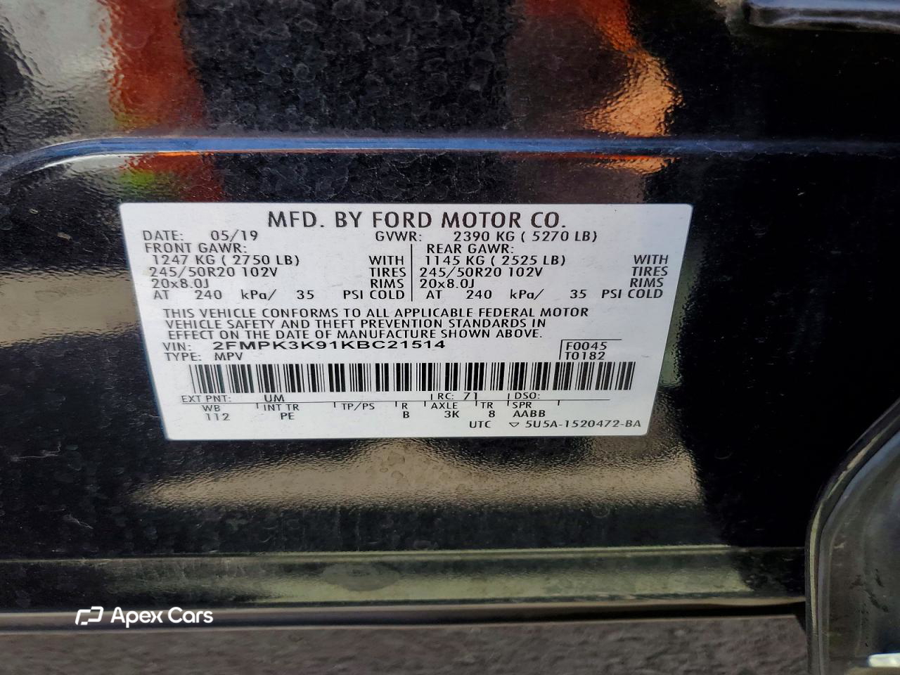 Ford Edge 2019