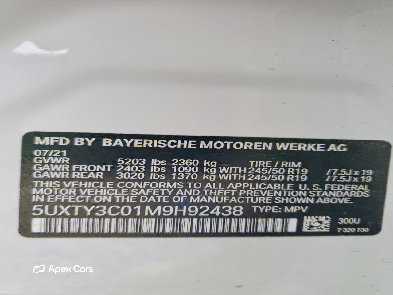 BMW X3 2021