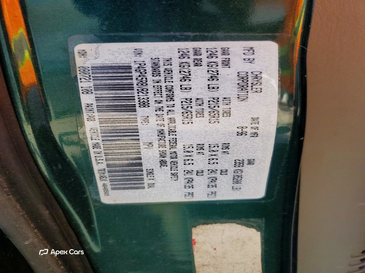 Plymouth Voyager 1997