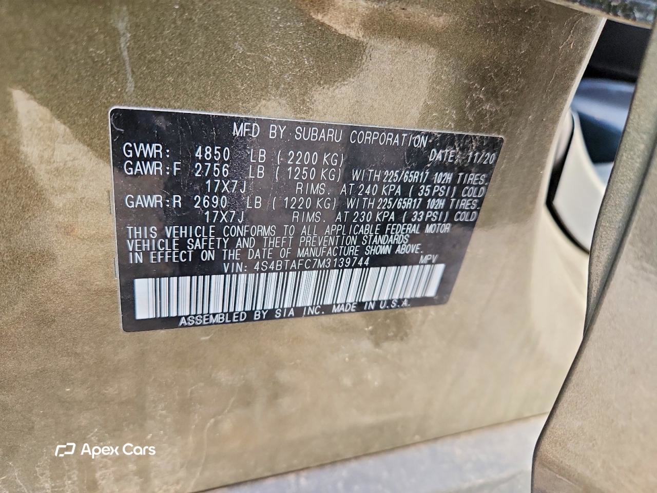 Subaru Outback 2021